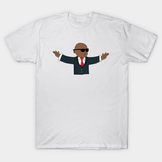 Black Stonk Guy T-Shirt by DiegoCarvalho